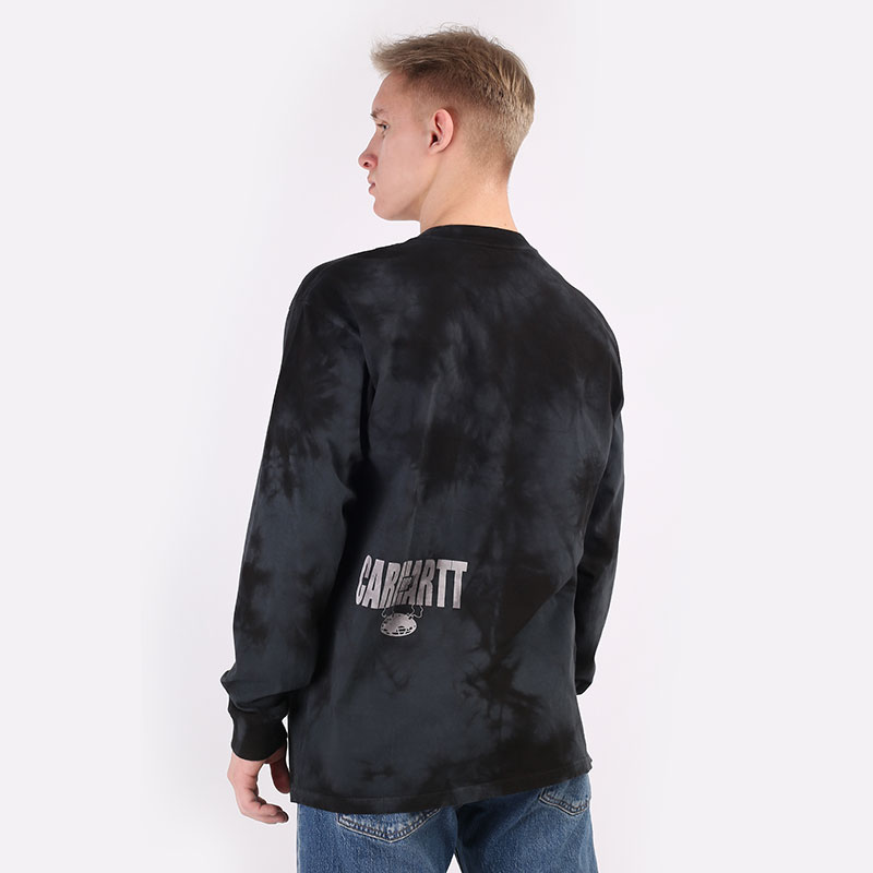Лонгслив Carhartt WIP L/S Tab T-Shirt (I028933-chr/blk/wht)  - цена, описание, фото 8